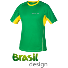 koszulka techniczna - zielony / żółty